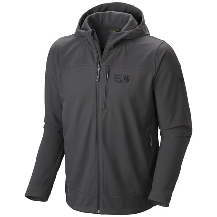 Mountain Hardwear Paladin Hooded Jacket - Men's-Shark-Large