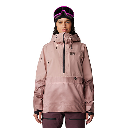 Mountain Hardwear Powder Maven Anorak - Womens, Smoky Quartz, Smoky Quartz Vapors Print, Medium, 2090681642-M