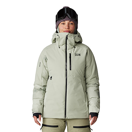 Mountain Hardwear Powder Maven Down Jacket - Womens, White Sage, Medium, 2092931342-M