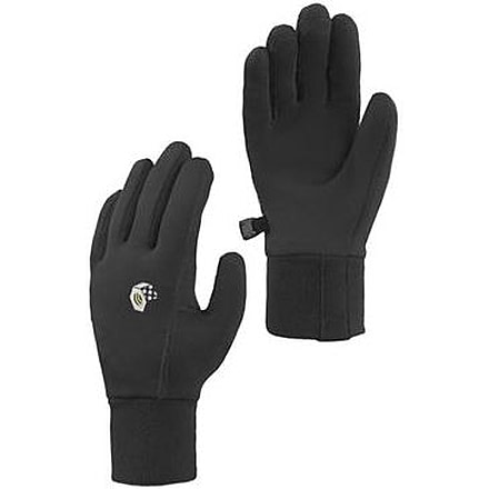 Mountain Hardwear Power Stretch Gloves - Mens-Black-Medium