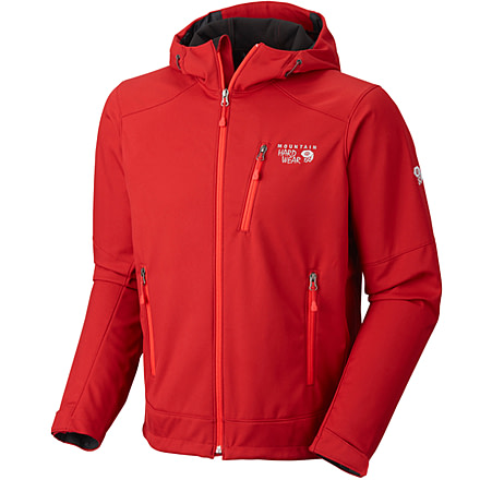 Mountain Hardwear Principia Softshell Jacket - Men's-Red Velvet-Small