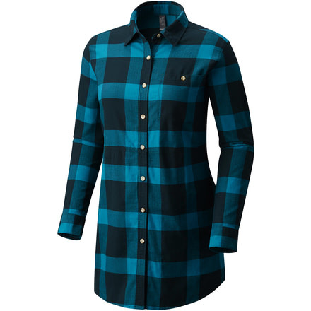 Mountain Hardwear Pt. Isabel Long Sleeve Tunic - Women's-Blue Spruce-X-Small