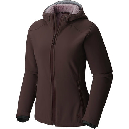 Mountain Hardwear Pyxiana Hooded Jacket - Women's-Purple Plum-Small
