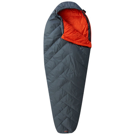 Mountain Hardwear Ratio 32F/0C Down Sleeping Bag, Graphite, Long 1541152053-LNG-LH