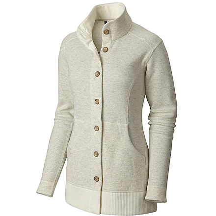 Sarafin Button Front Sweater - Womens-Snow-Large