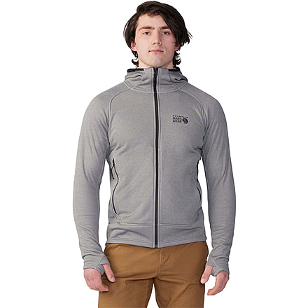 Mountain Hardwear Sendura Hoody - Mens, Foil Grey Heather, Extra Large, 2042961056FGH-XL