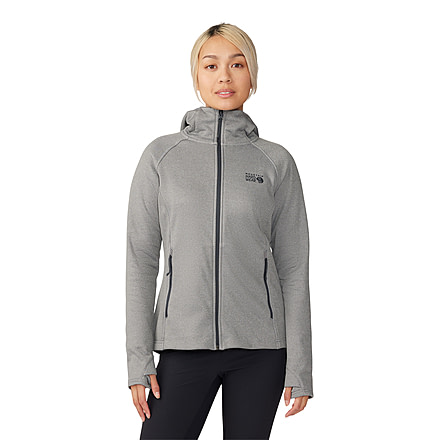 Mountain Hardwear Sendura Hoody - Womens, Foil Grey Heather, Medium, 2104861056-M