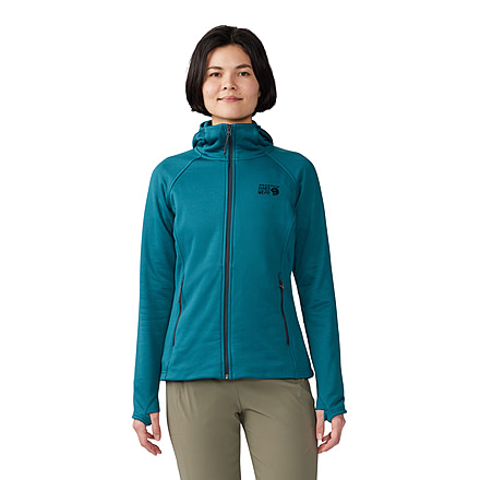 Mountain Hardwear Sendura Hoody - Womens, Jack Pine Heather, Medium, 2104861314-M