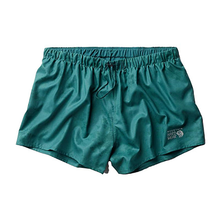 Mountain Hardwear Shade Lite Shorts - Womens, Aqua Green Nebula Print, Small, 1986791318-S