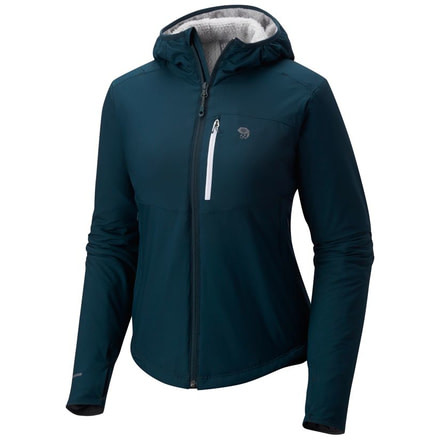 Mountain Hardwear Skypoint Hooded Jacket - Women's, Blue Spruce, XS 1732231310-XS