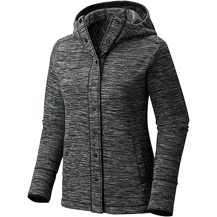Mountain Hardwear Snowpass Hoody - Women's-Heather Black-Medium