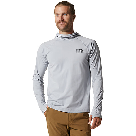 Mountain Hardwear Stretch Hoody - Mens, Glacial, Extra Large, 1942321097-XL
