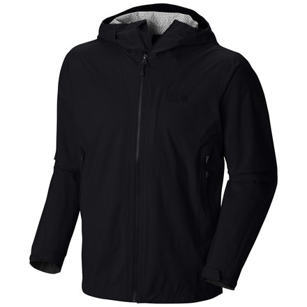 Mountain Hardwear Stretch Plasmic Jacket - Mens-Black-Small
