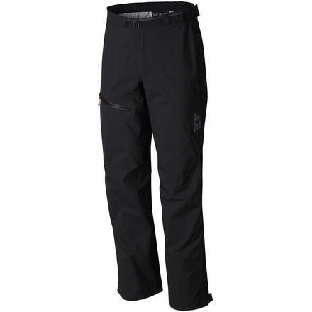 Mountain Hardwear Stretch Plasmic Pant - Men's-Black-Long Inseam-Medium