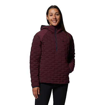 Mountain Hardwear Stretchdown Light Pullover - Womens, Cocoa Red, Small, 1943331640-Cocoa Red-S