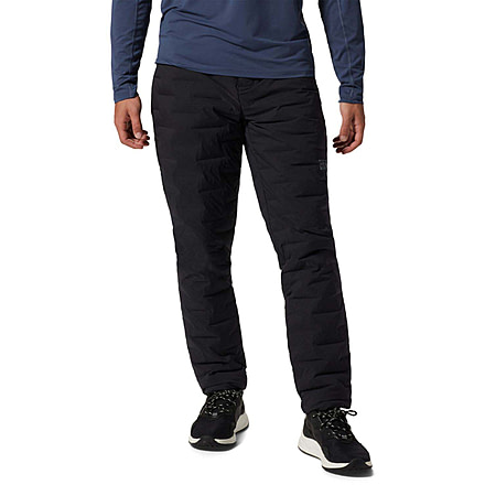 Mountain Hardwear Stretchdown Pant - Mens, Black, Large, Long, 1957551010-L-L