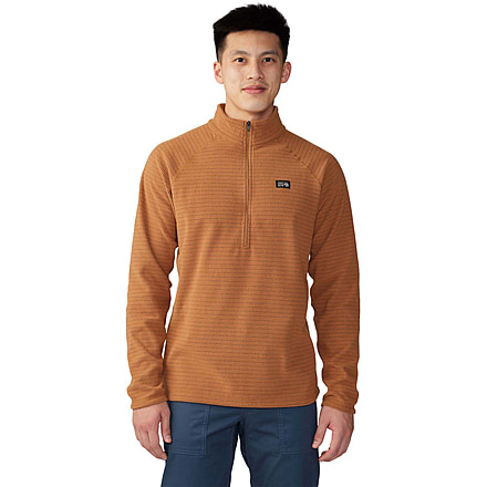 Mountain Hardwear Summit Grid 1/2 Zip Hoody - Mens, Copper Clay, 2XL, 2050331257-Copper Clay-XXL