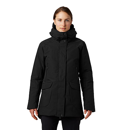 Mountain Hardwear Summit Shadow Gore-Tex Down Parka - Womens, Black, Small, OL7776010-S