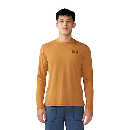 Mountain Hardwear Sunblocker Long Sleeve Top - Mens, Canyon Glow Heather, Extra Large, 2027871845-XL