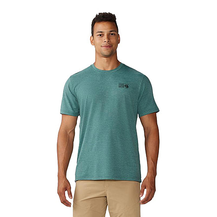 Mountain Hardwear Sunblocker Short Sleeve Shirt - Mens, Blue Pine Heather, Small, 2027891355-S