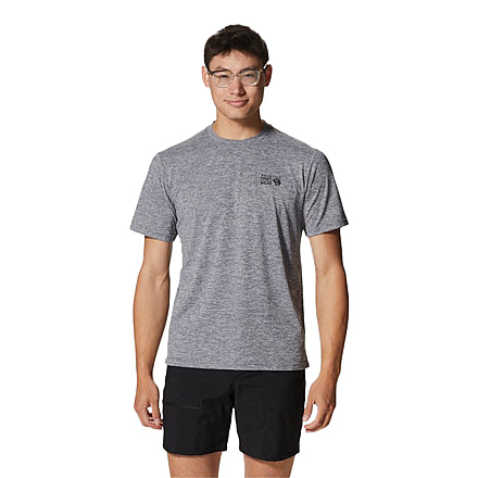Mountain Hardwear Sunblocker Short Sleeve Shirt - Men's, Foil Grey Heather, S, 2027891-056-S