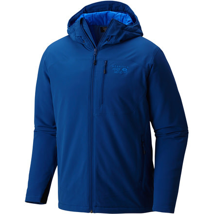 Mountain Hardwear Super Conductor Hooded Jacket - Men's-Nightfall Blue-Large