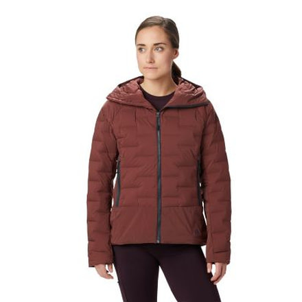 Mountain Hardwear Super/DS Stretchdown Climb Hoody - Women's, Dark Umber, Large, 1863991259-L