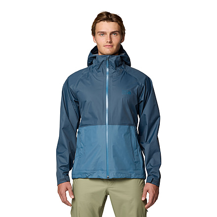 Mountain Hardwear Threshold Jacket - Mens, Moon Blue, Adriatic Blue, XL, 190423032570