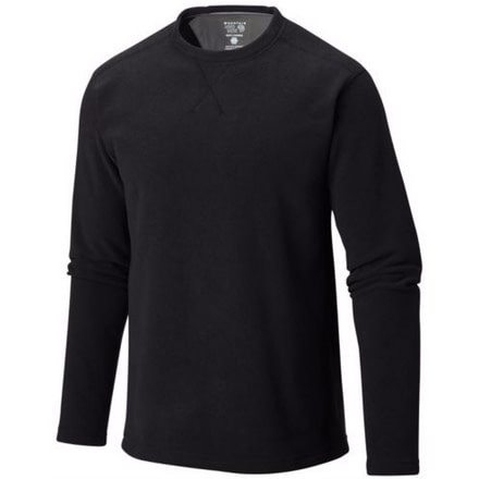 Mountain Hardwear Toasty Twill Crew - Men's-Black-XX-Large