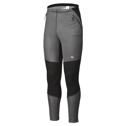 Mountain Hardwear Transition Super Power Tights - Men's-Grill/Black-Small
