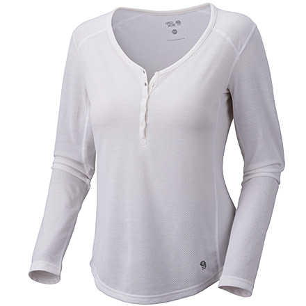 Mountain Hardwear Trekkin Thermal Long Sleeve Henley- Women's-Sea Salt-X-Small