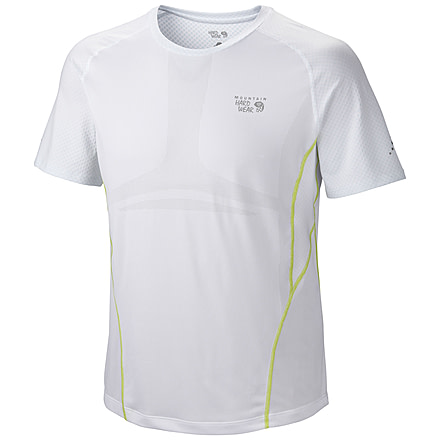 Mountain Hardwear Way2Cool Short Sleeve T - Men's-White-Large