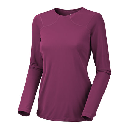 Mountain Hardwear Wicked Lite Long Sleeve Tee-Women's-Bramble-Large
