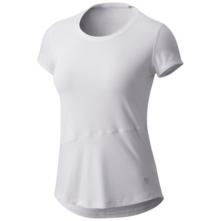 Mountain Hardwear Wicked Lite Short Sleeve T-Shirt - Women's, Fogbank, S 1648651102-S