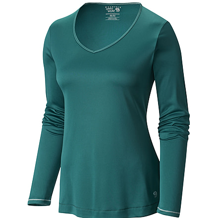 Wicked Long Sleeve T - Womens-Teal Green-X-Small