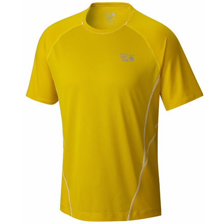 Mountain Hardwear WickedCool Short Sleeve T - Men's-Electron Yellow-Small