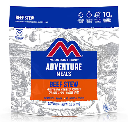 Mountain House Beef Stew - Pouch, 2 Servings, 55145