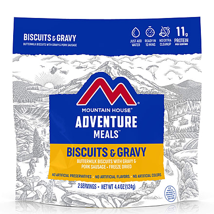 Mountain House Biscuits and Gravy, 2 Servings, 55453
