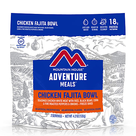 Mountain House Chicken Fajita Bowl, 2 Servings, 55175