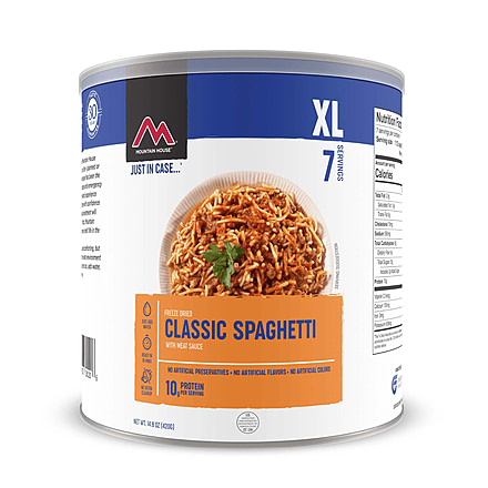 Mountain House Classic Spaghetti with Meat Sauce, 7 Servings, 30120