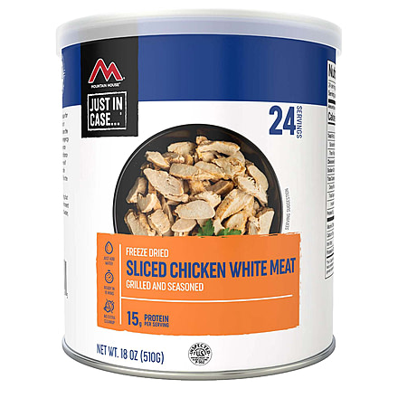 Mountain House Grilled Sliced Chicken, 24 Servings, 30226