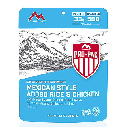 Mountain House Mexican Adobo Rice and Chicken, 136.4 g, 50171