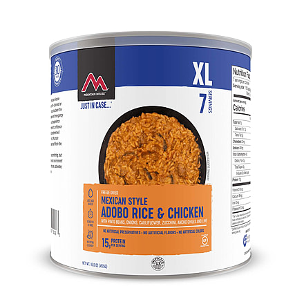 Mountain House Mexican Style Adobo Rice with Chicken, 7 Servings, 30176