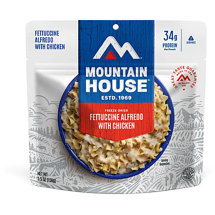 Mountain House Fettuccine Alfredo with Chicken Pouch