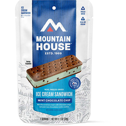 Mountain House Mint Chocolate Chip Ice Cream Sandwich Pouch
