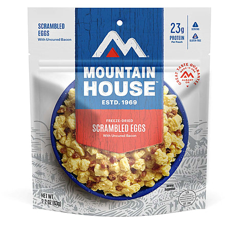 Mountain House Scrambled Eggs with Bacon Pouch