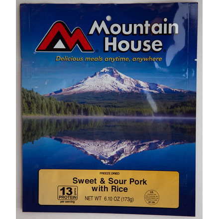 Mountain House Sweet &amp; Sour Pork w/ Rice - 2 Servings