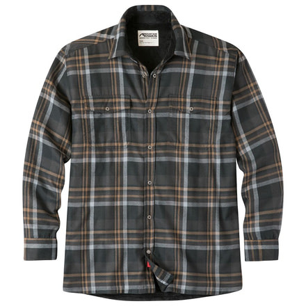 Mountain Khakis Christopher Fleece Lined Shirt - Mens, Black Plaid, X-Large, 5746366300