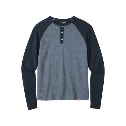 Mountain Khakis Dugout Henley - Mens, Navy, Small, 3711566000-156-Small