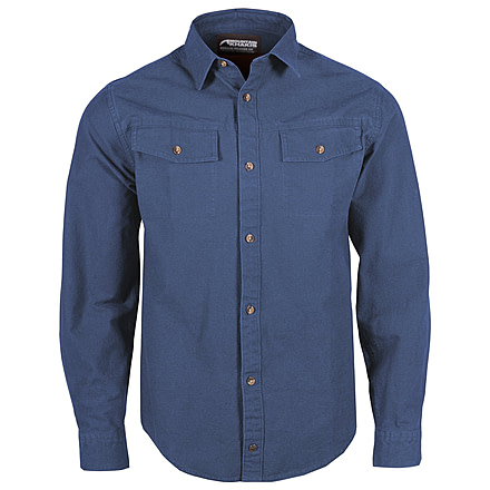 Mountain Khakis Hamilton Chamois Shirt Relaxed Fit - Mens, Faded Indigo, XL, K99409FADED INDIGOXL